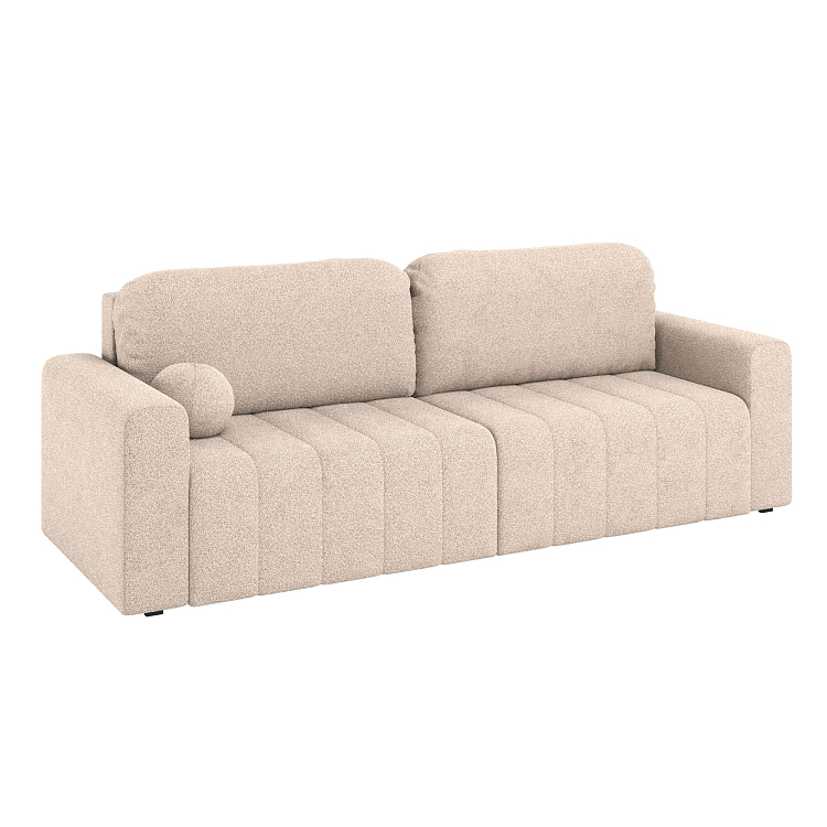 Вайли / Диван - кровать 3-х местн. Экомех fluffy 05 крем